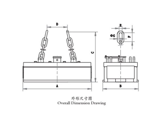 矩形电磁吸盘设计图纸